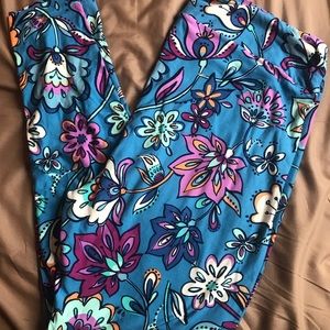 LuLaRoe TC2 Floral Leggings